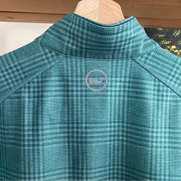 Vineyard Vines X Jim Nantz Plaid Pescadero Half-Zip Performance Pullover - Picture 11 of 15